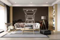 Illuminated Canal Crossing Wall Mural