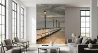 Evening Boardwalk Perspective Wall Mural