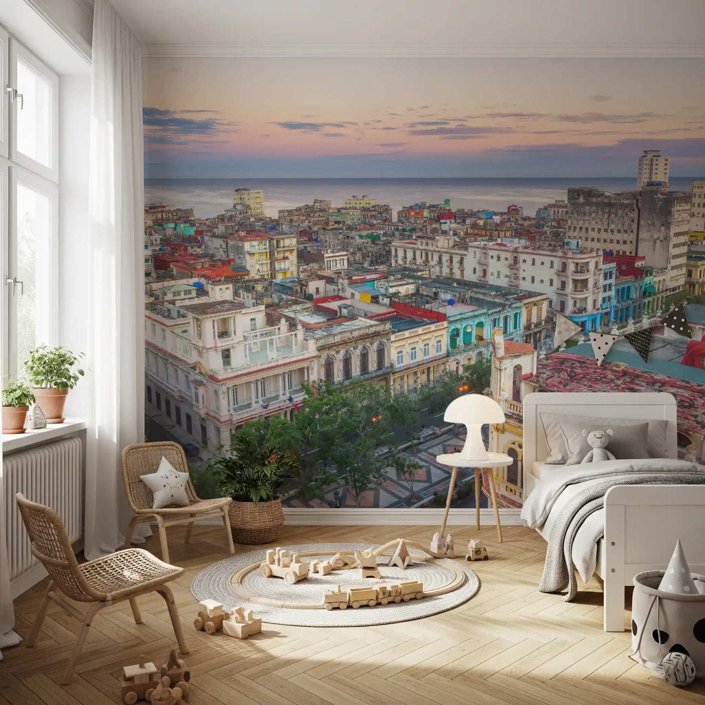 Colonial Havana Sunset Vista Wall Mural