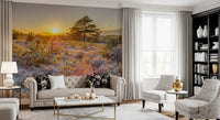 Frosty Morning Woodland Glow Wall Mural