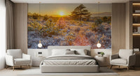 Frosty Morning Woodland Glow Wall Mural