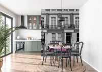 Urban Pink Pop Monochrome Wall Mural