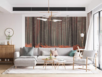 Rustic Autumn Grove Wall Mural