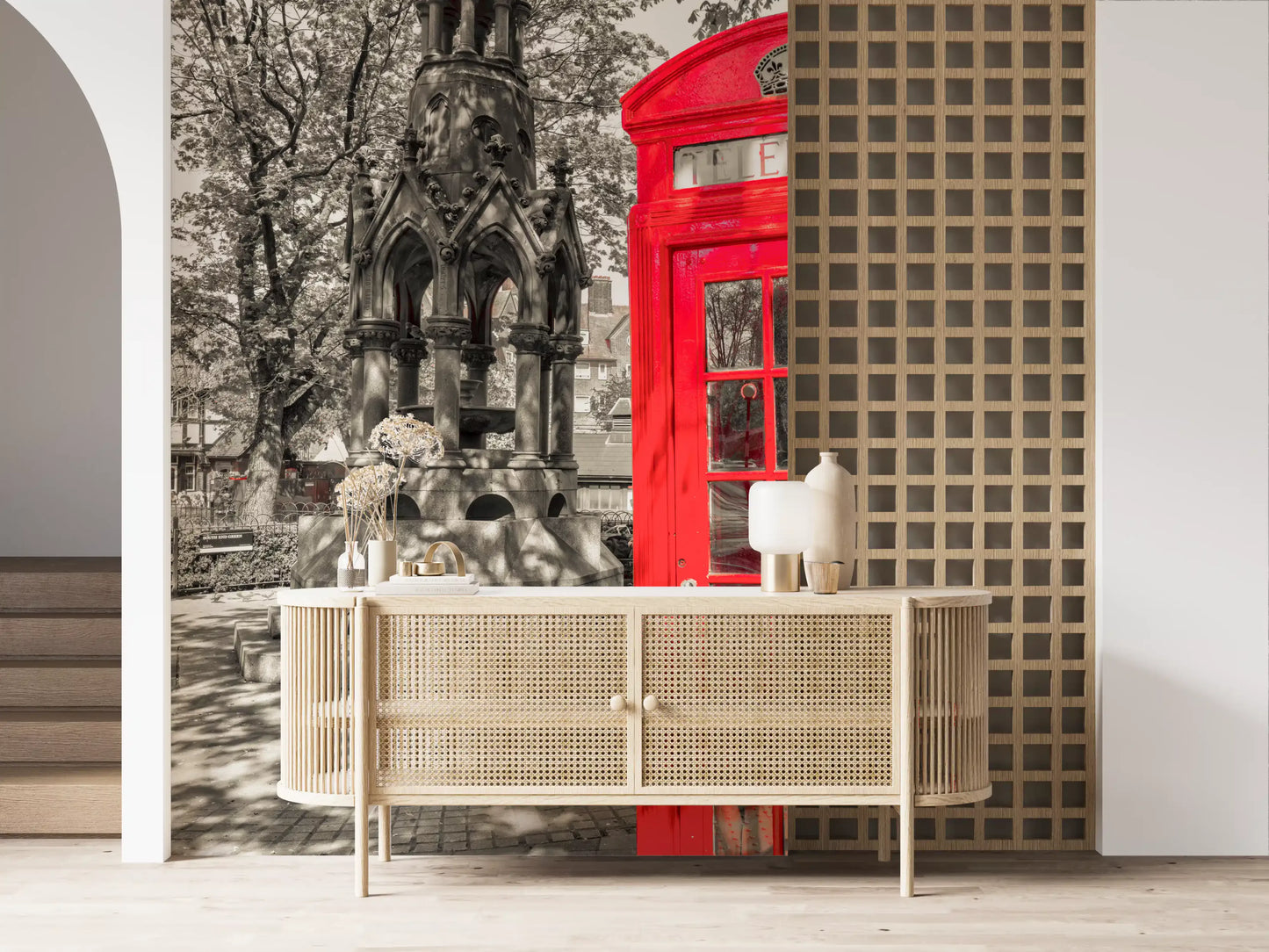 Classic British Street Heritage Wall Mural