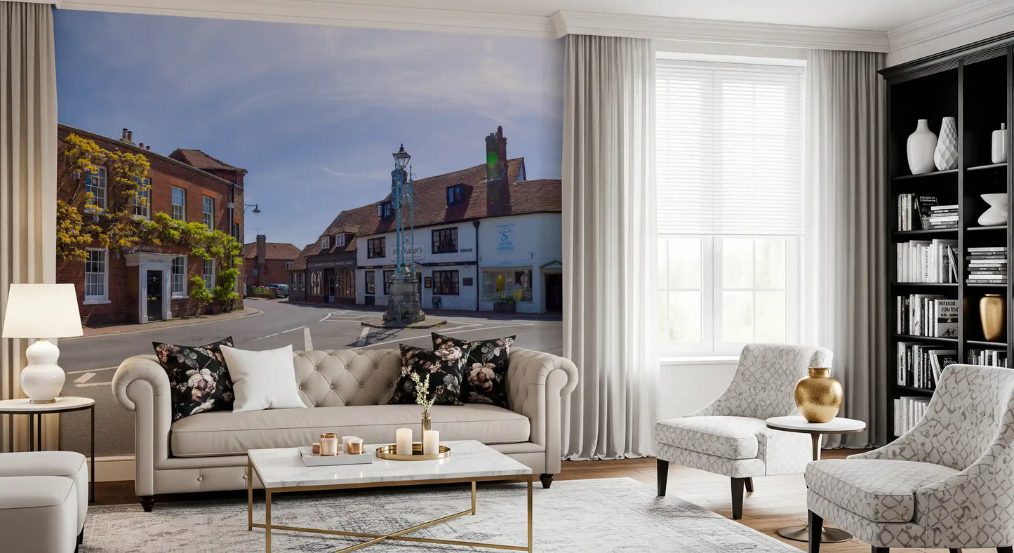 Historic Countryside Architectural View Wall Mural