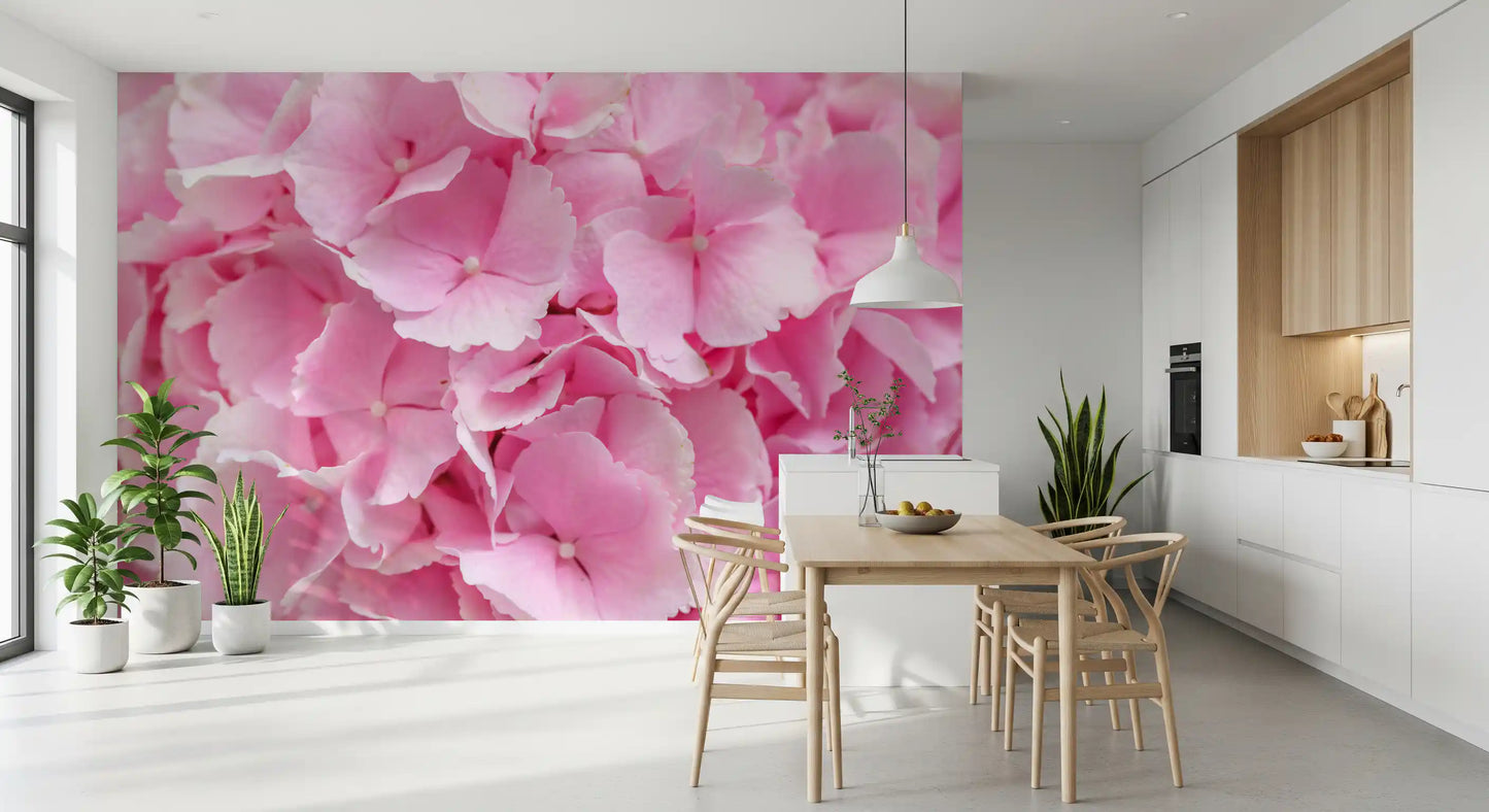 Layered Rose Petal Texture Wall Mural