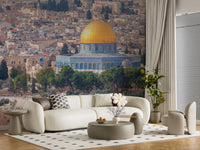 Jerusalem Golden Dome Architectural Vista Wall Mural