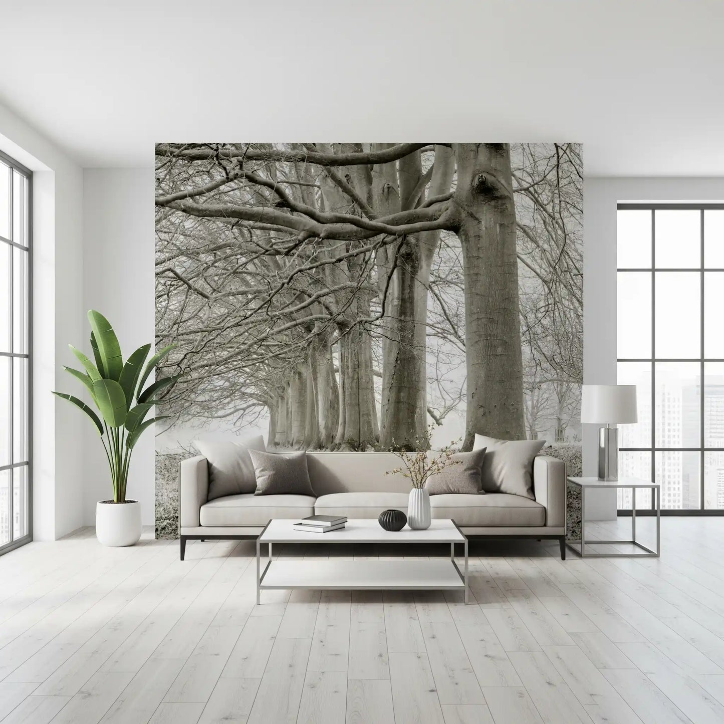 Ethereal Forest Canopy Wall Mural