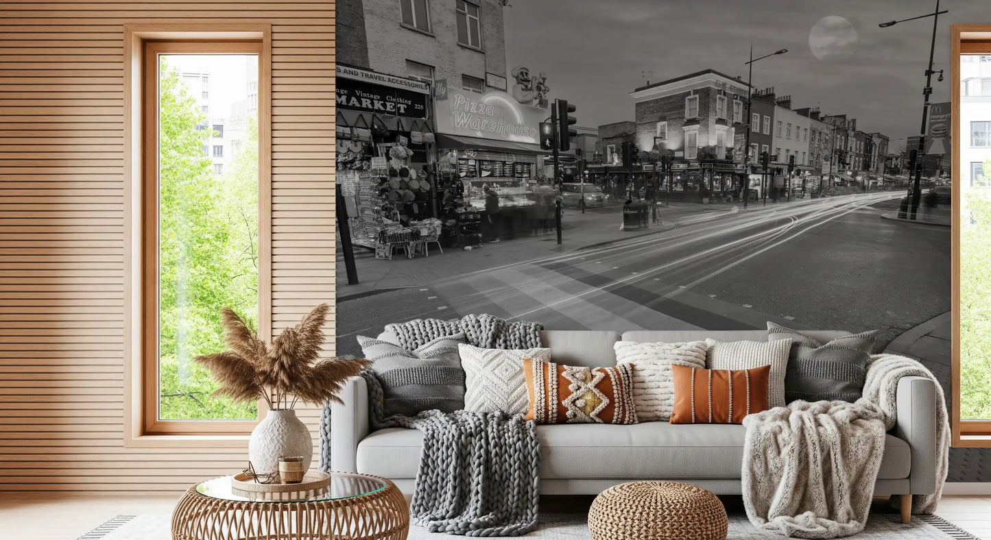 Metropolis Motion and Light Wall Mural