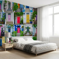 Urban Entrance Architectural Mosaic Wall Mural