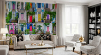 Urban Entrance Architectural Mosaic Wall Mural