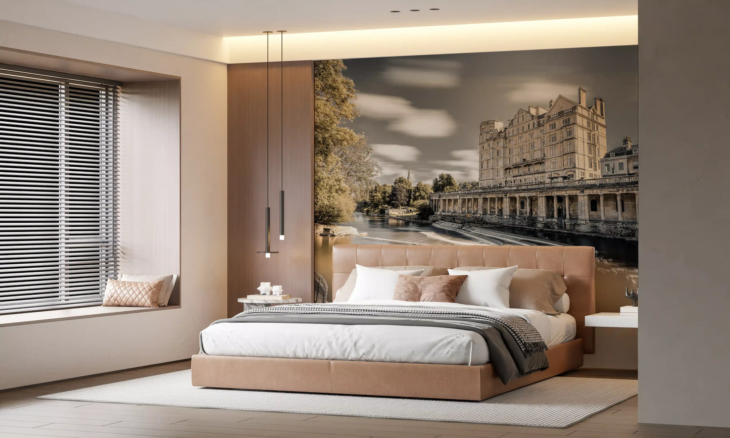 Bath Riverside Architectural Heritage Wall Mural
