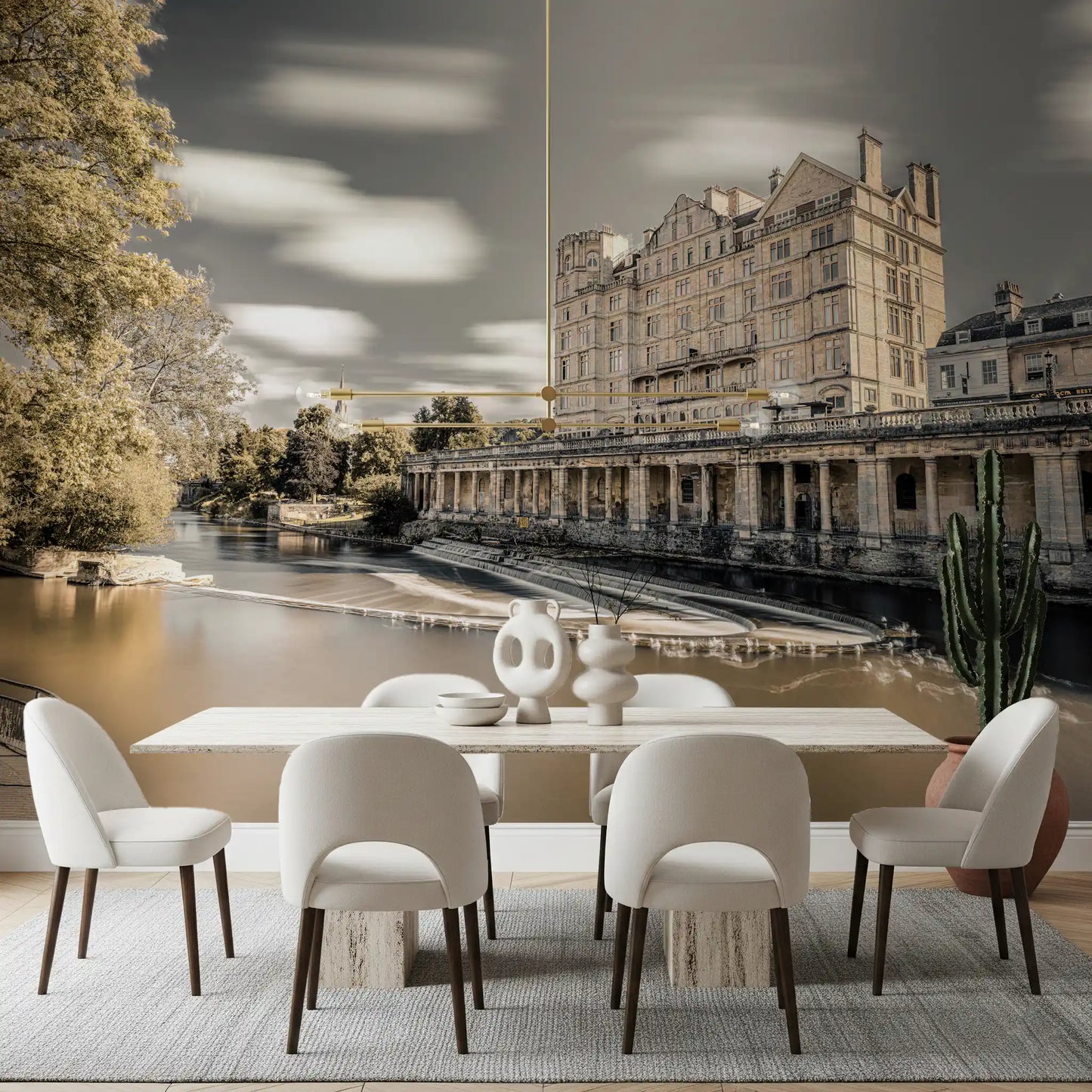 Bath Riverside Architectural Heritage Wall Mural