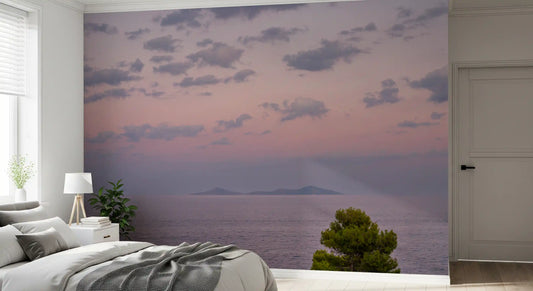 Ethereal Island Dusk Wall Mural