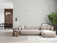 Munki and the Spot - Beige Wallpaper⁠
