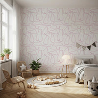 Munki and the Spot - Berries & Milk Wallpaper⁠
