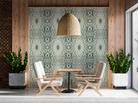 Sculptural Geometric Floral Wallpaper - GARDENIA DESIGN Wallpaper⁠