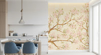 Pink Blossoms Wall Mural
