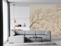 Pink Blossoms Wall Mural
