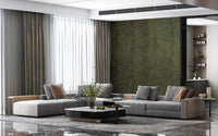 Scratched Suede - Dark Olive Wall Mural