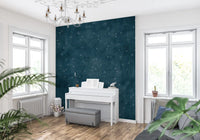 Starry Map - Midnight Blue Wall Mural