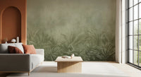 Jungle Mists - Olive Wall Mural