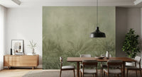 Jungle Mists - Olive Wall Mural