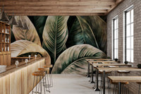 Lush Forest Botanical Study Wall Mural