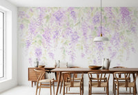 Spring Wisteria Canopy Wall Mural
