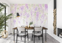 Spring Wisteria Canopy Wall Mural