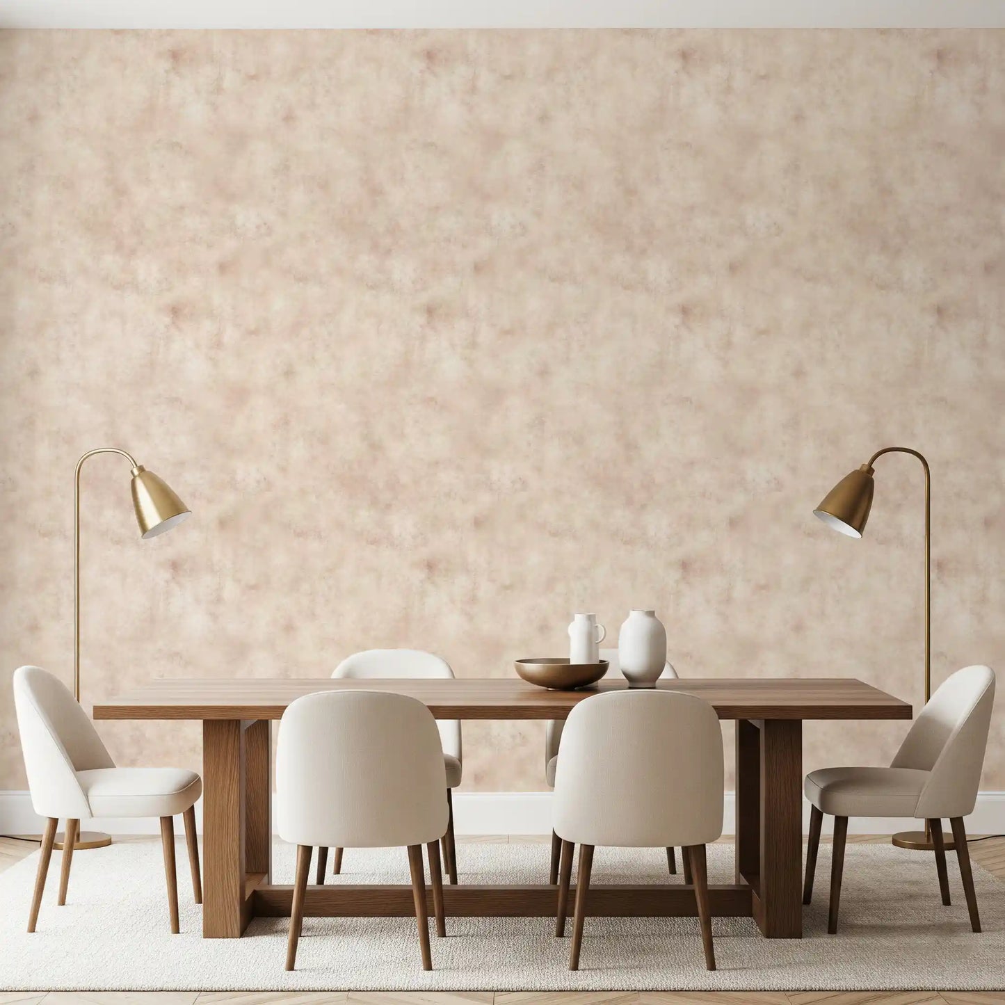 Painterly - Soft Blush Wallpaper⁠