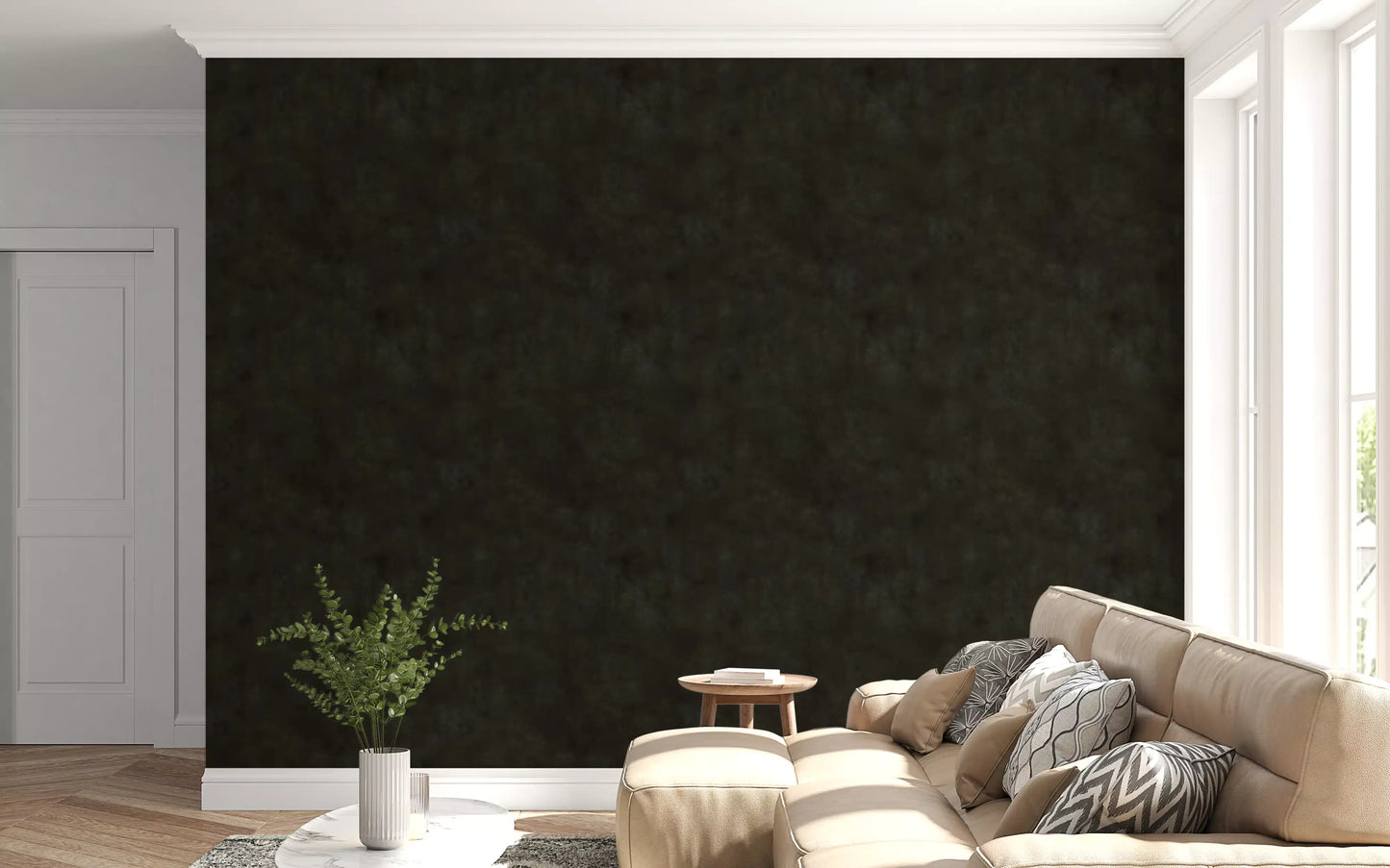 Painterly - Soot Wallpaper⁠