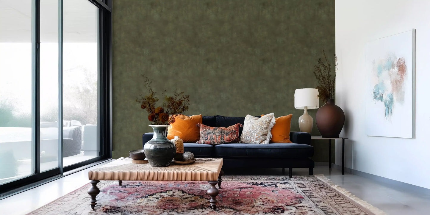 Painterly - Olive Wallpaper⁠
