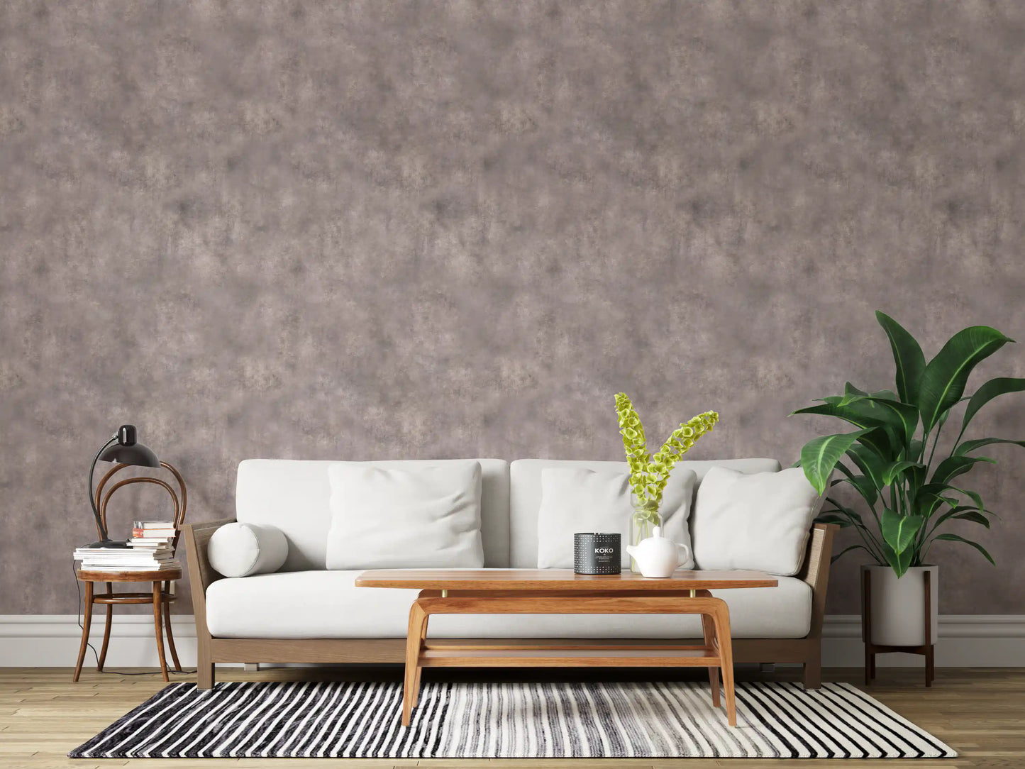 Painterly - Thistle Wallpaper⁠