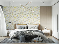 Pastel Blossom Flowers Subtle Nursery Deign Wallpaper⁠