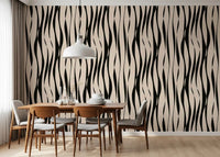 Modern Rhythmic Stripes Wallpaper⁠
