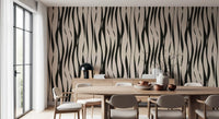 Modern Rhythmic Stripes Wallpaper⁠