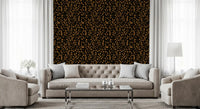 Rustic Earthy Botanical Sketch Wallpaper⁠