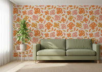 Sun-Kissed Botanical Bloom Wallpaper⁠