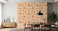 Sun-Kissed Botanical Bloom Wallpaper⁠
