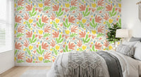 Abstract Matisse Inspired Botanical Cutouts Wallpaper⁠