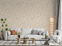 Creamy Fluid Brushstrokes Wallpaper⁠