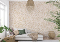 Creamy Fluid Brushstrokes Wallpaper⁠