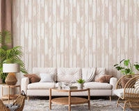 Creamy Brushstroke Stripes Wallpaper⁠