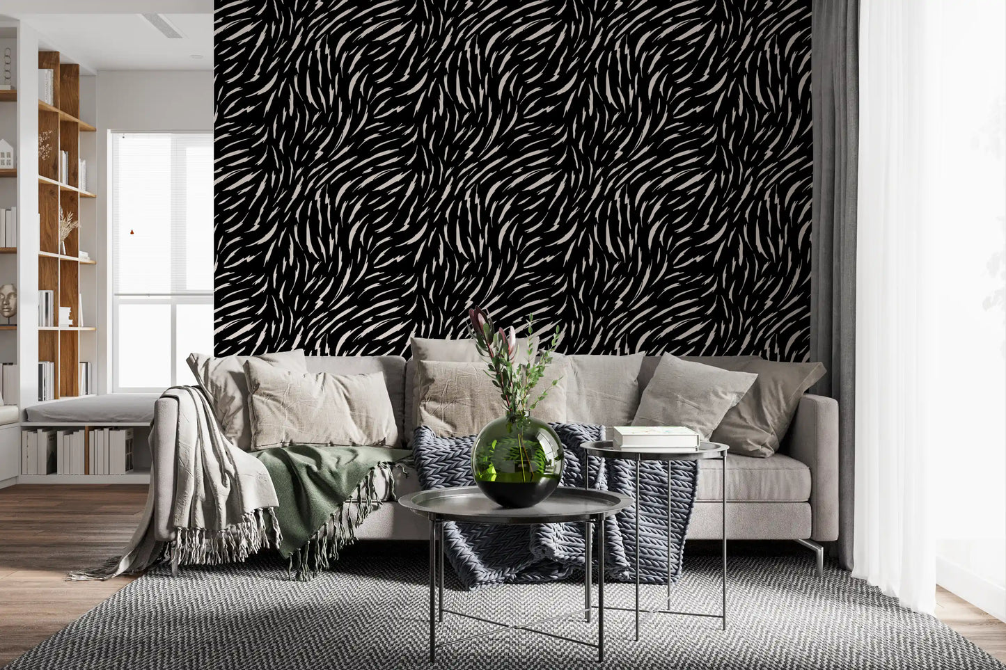 Minimalist Organic Lines Wallpaper⁠