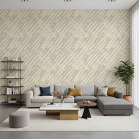 Cream Brushstroke Grid Wallpaper⁠