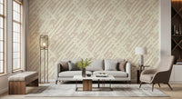Cream Brushstroke Grid Wallpaper⁠