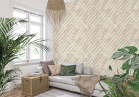 Cream Brushstroke Grid Wallpaper⁠
