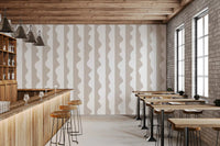 Minimalist Soft Wave Stripes Wallpaper⁠