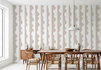 Minimalist Soft Wave Stripes Wallpaper⁠